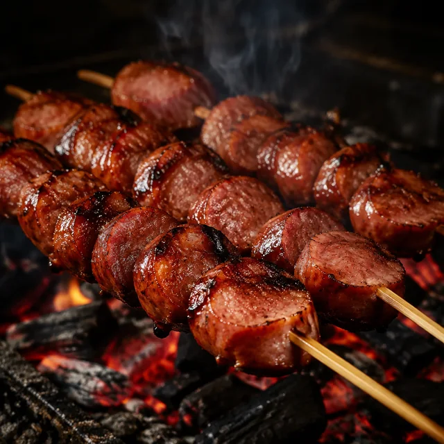Sausage skewers